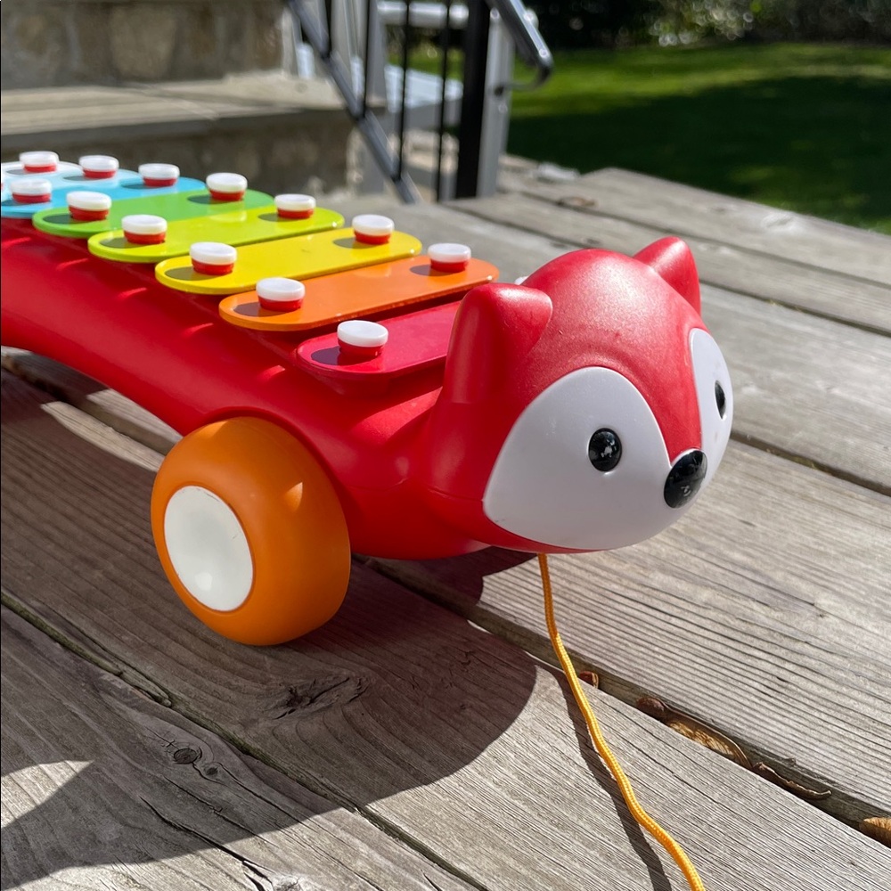 Skip Hop Red Fox Xylophone Pull Toy